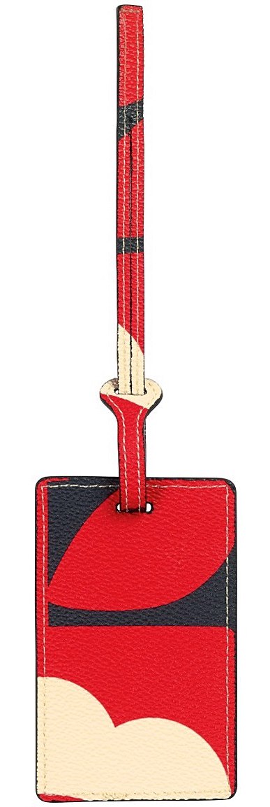 orla kiely luggage tag