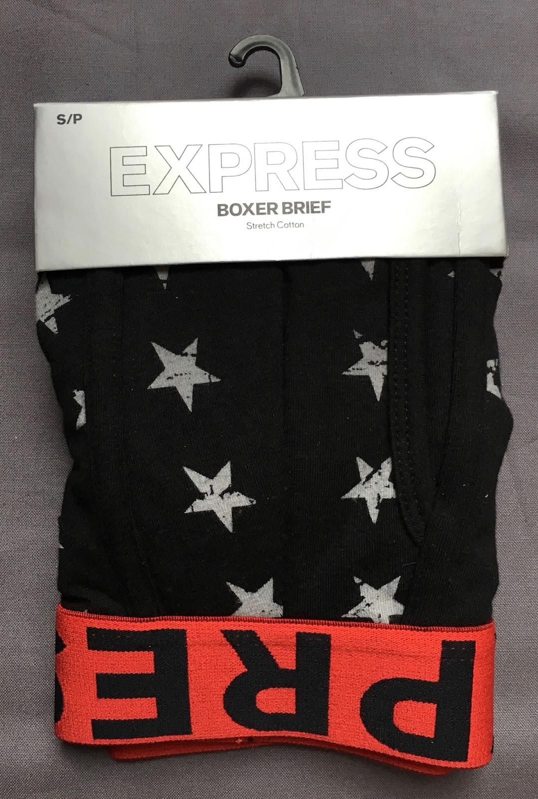 WellEndowed Underwear Review Express Vintage Star Print Boxer Briefs