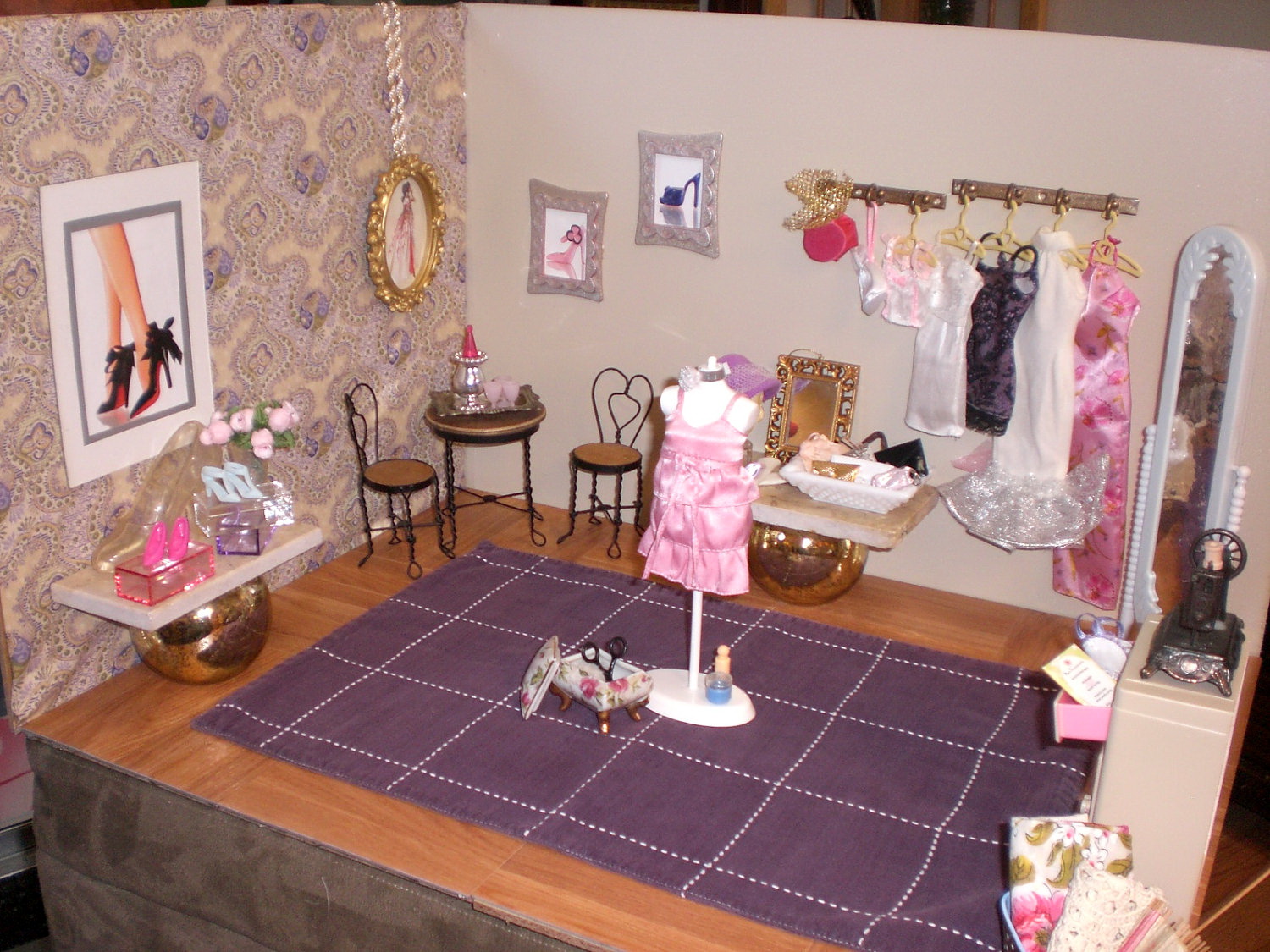 мебель и аксессуары для барби своими руками