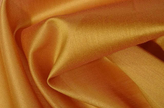 Inca Gold Cotton Silk Fabric