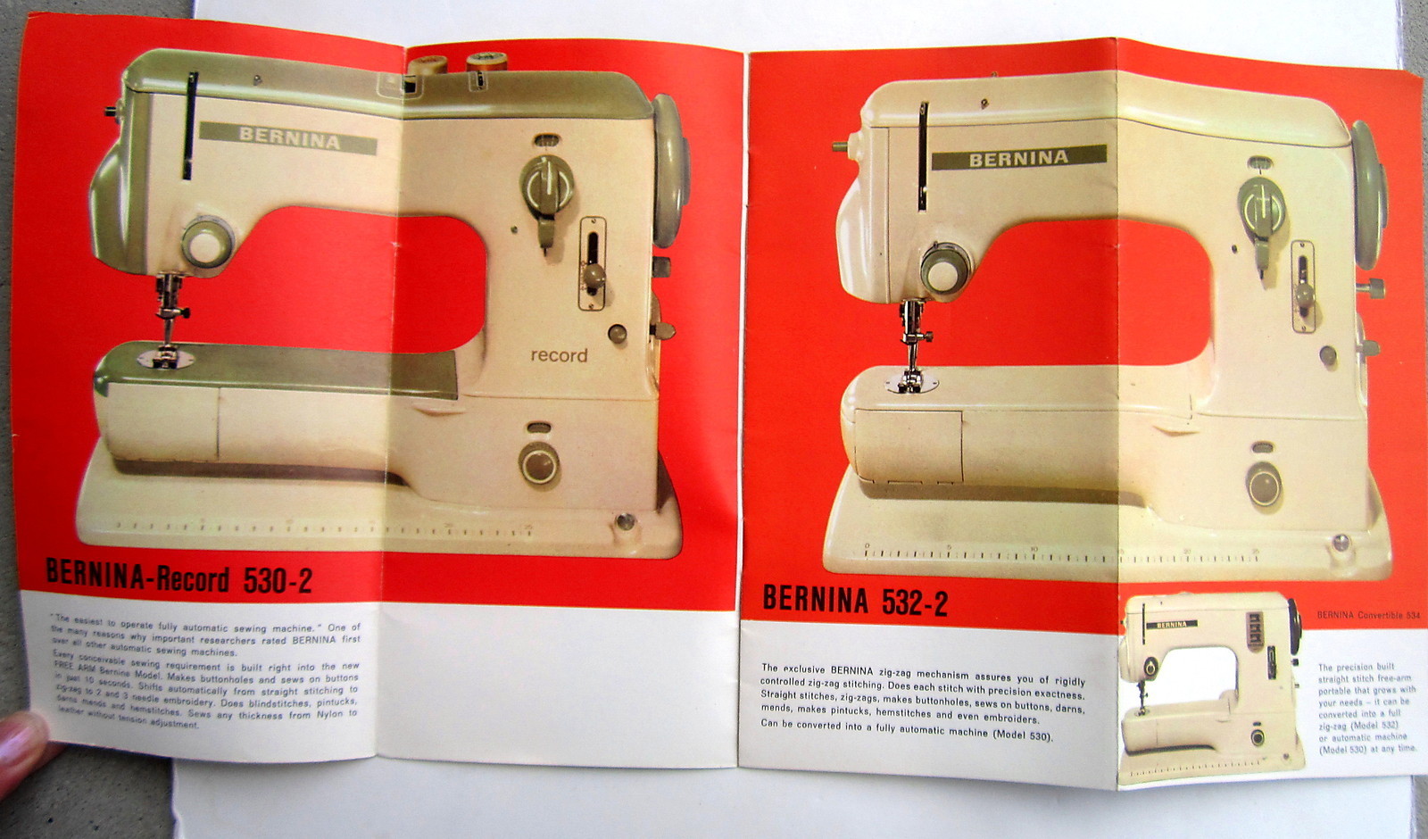 VINTAGE SEWING MACHINES: Bernina 530-2 Sewing Machine