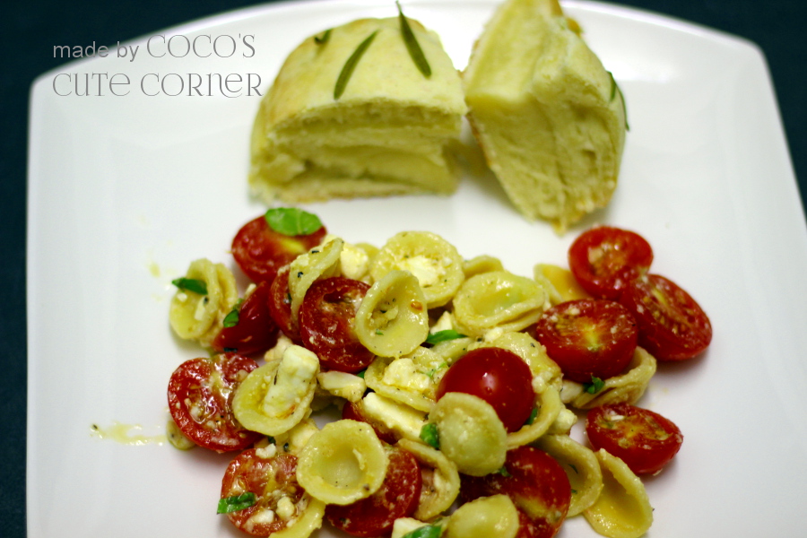 Coco&amp;#39;s Cute Corner: Sommerlicher Pastasalat mit Tomaten und Feta - let ...