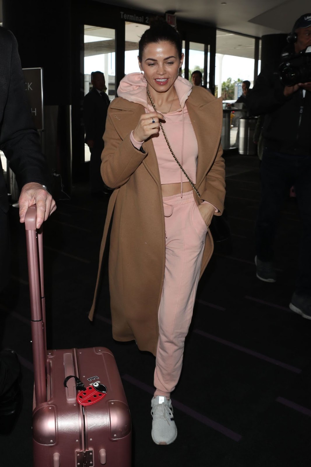 Jenna Dewan Cliked in Travel Outfit At Airport in LA Feb 2019