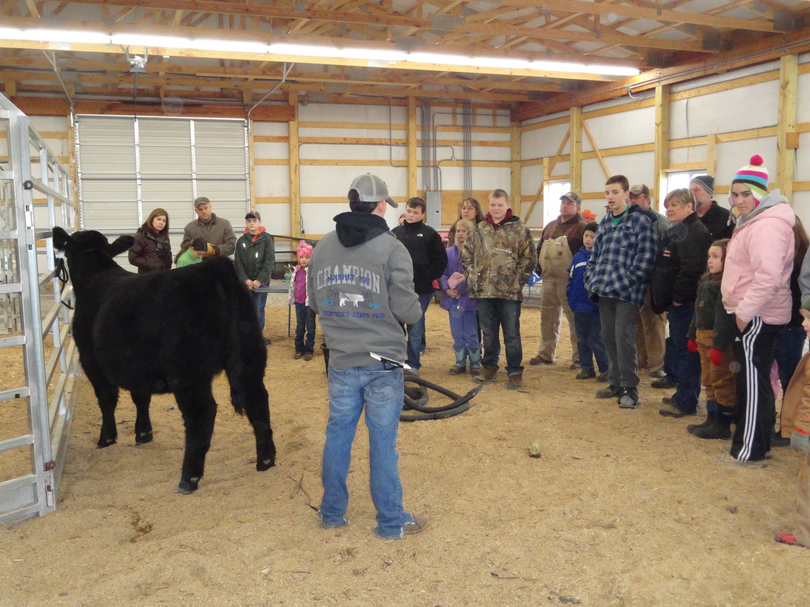 Burley Fields Livestock Center 4H Livestock Training held February 2