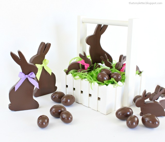 That's My Letter DIY Chocolate Easter Basket