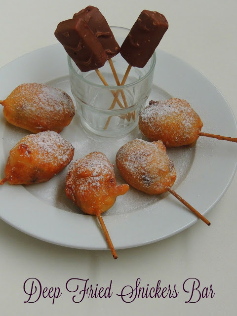Deep fried Snickers Bar, Mini Fried Snickers Bar