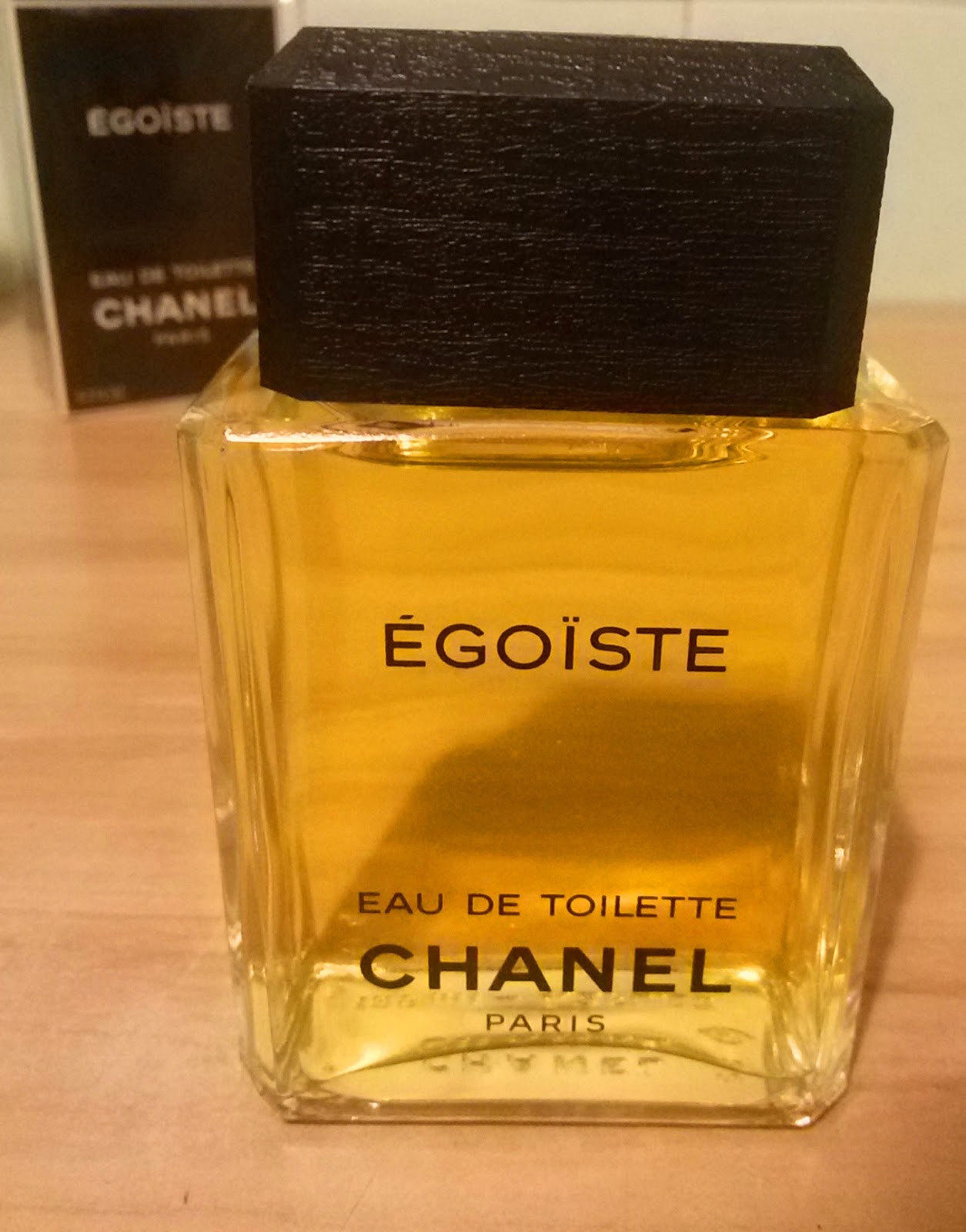 Chanel Egoiste cologne concentree 100 ml. Vintage. Box without