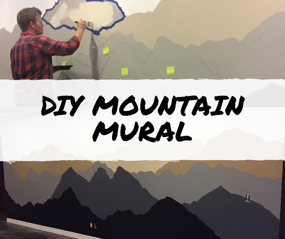 DIY Mountain Mural