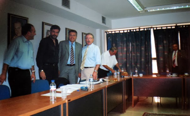 Στα γραφεία της Διοικούσας της Νομαρχιακής Θεσσαλονίκης με τον Περιφερειάρχη Κεντρικής Μακεδονίας