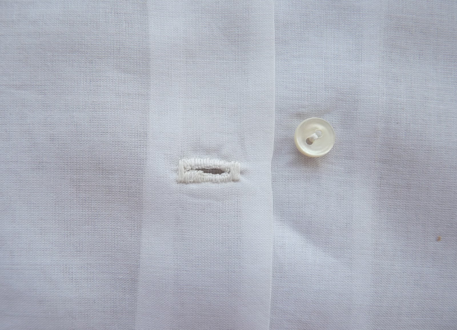 California Stitching: A Buttonhole Saga