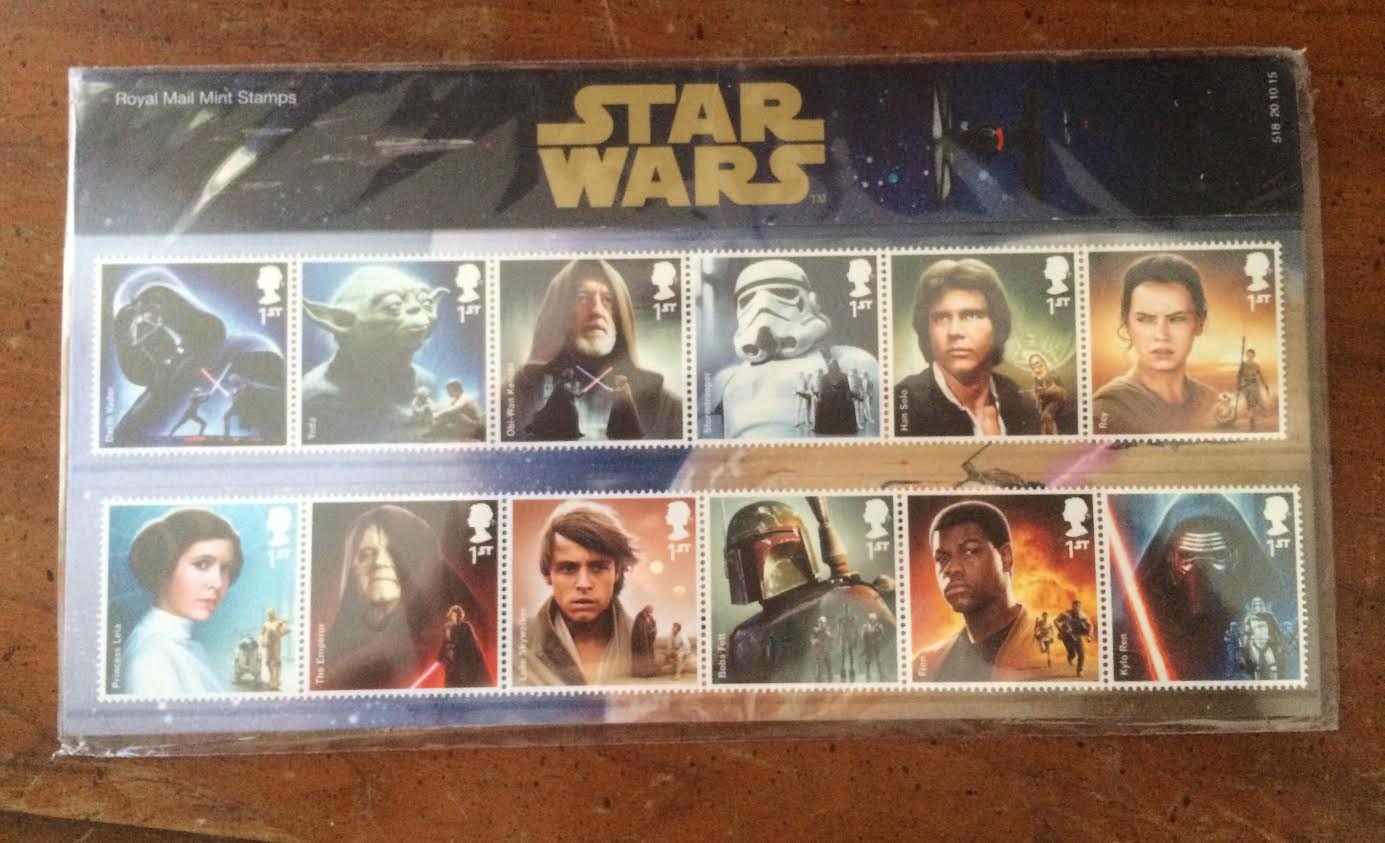 JIMSMASH ! ! ! STAR WARS STAMPS ACQUIRED