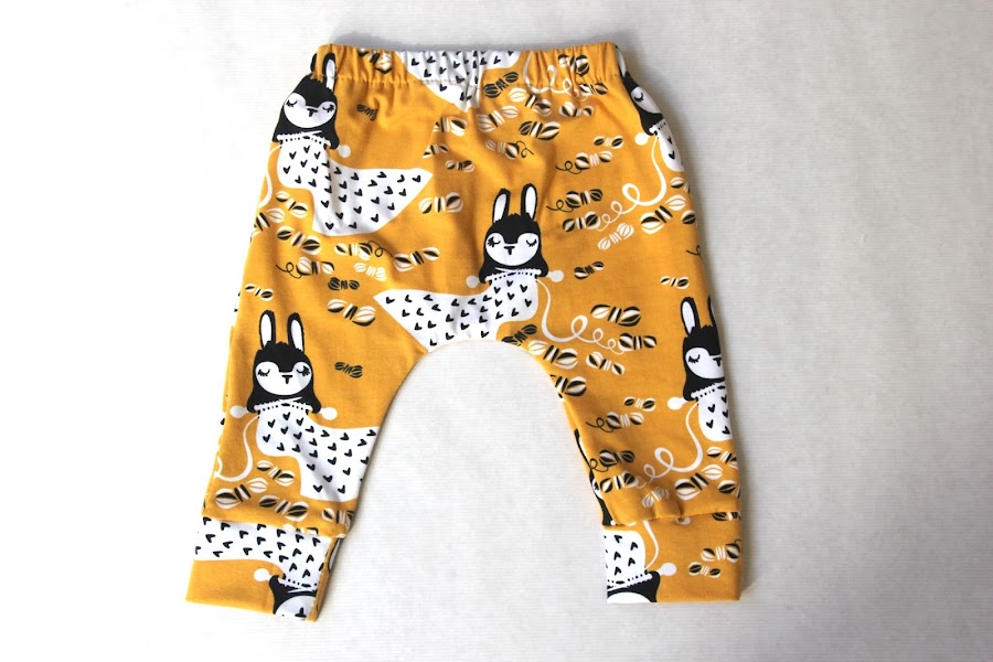 DIY Tutorial y patrones legins de bebé