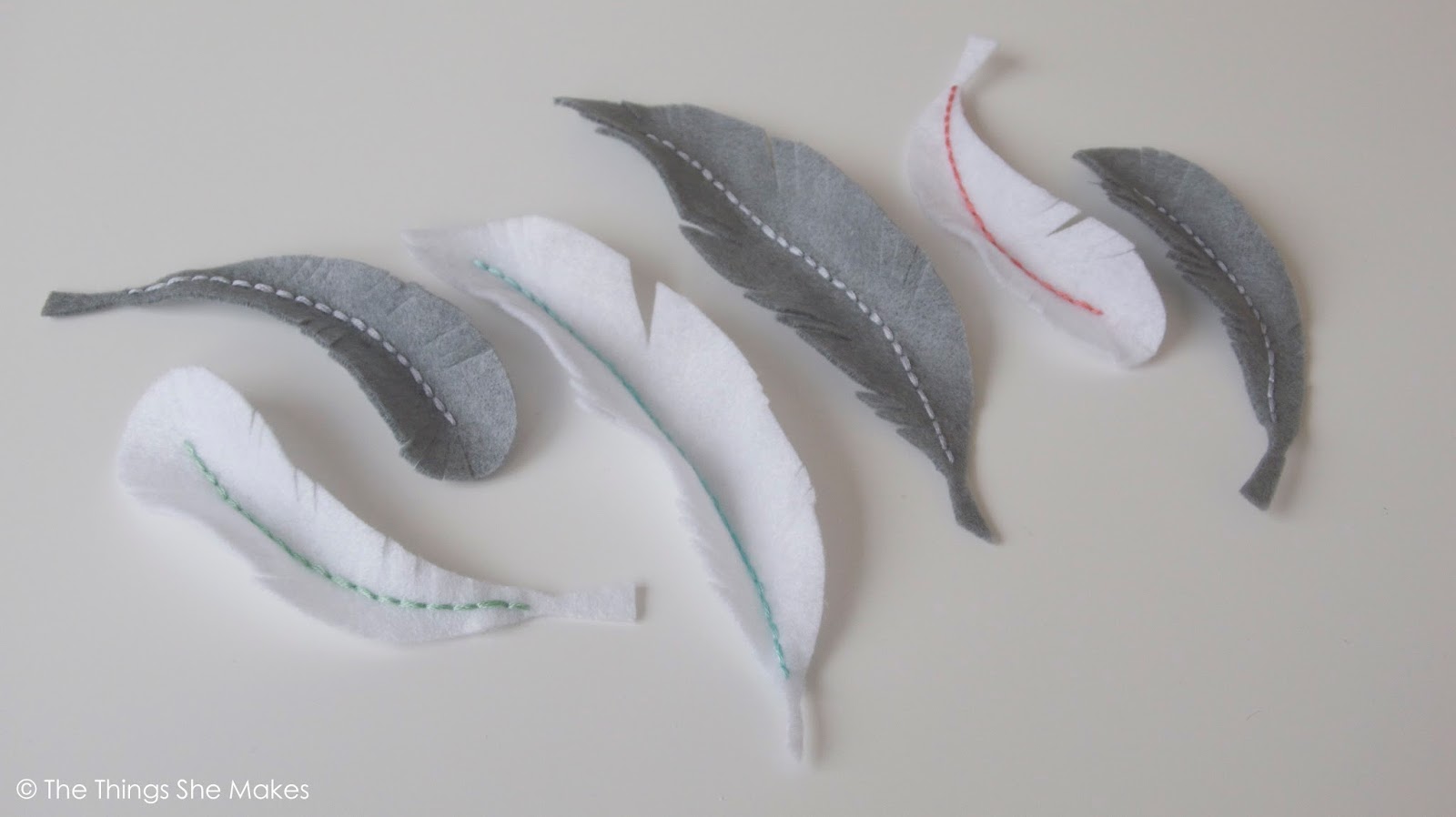 Felt Feathers The Things She Makes