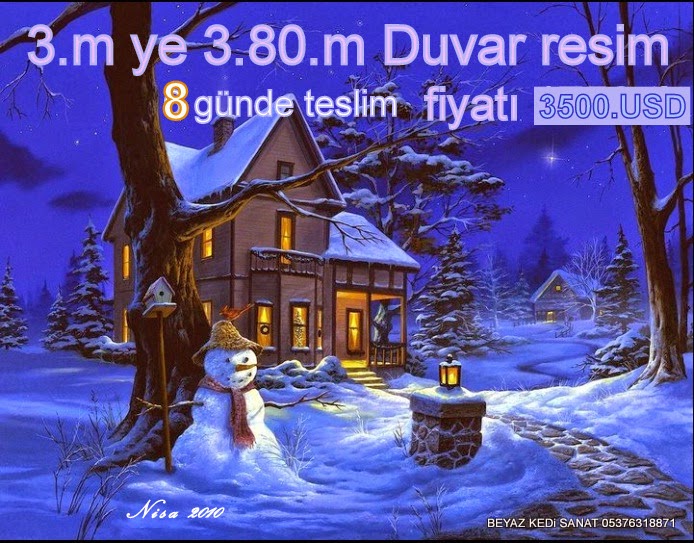 BEYAZ KEDİ ESTETİK SANAT MERKEZİ BAKIRKÖY DÖVMECİ Okul Duvar Resimleri