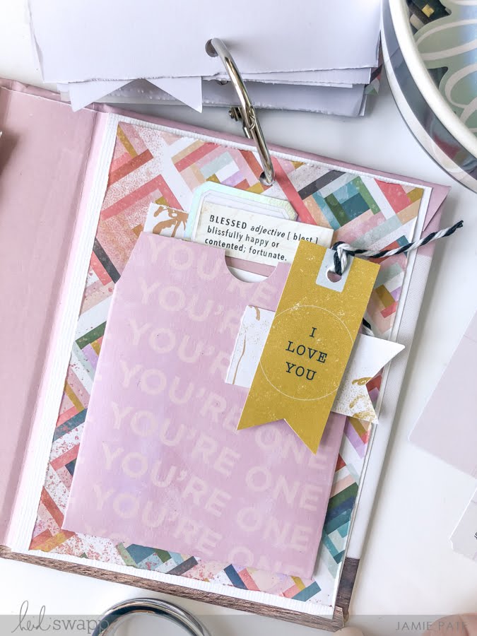 How to craft a Pieces of Me Mini Album with Heidi Swapp Old School