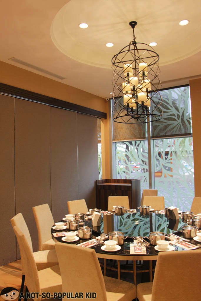 Semi-private rooms for family dining here in Four Seasons