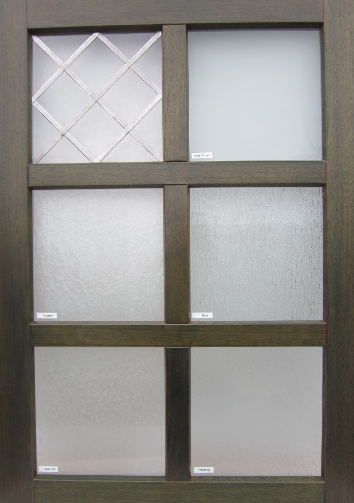 LINWOOD WINDOWS Textured Glass Options