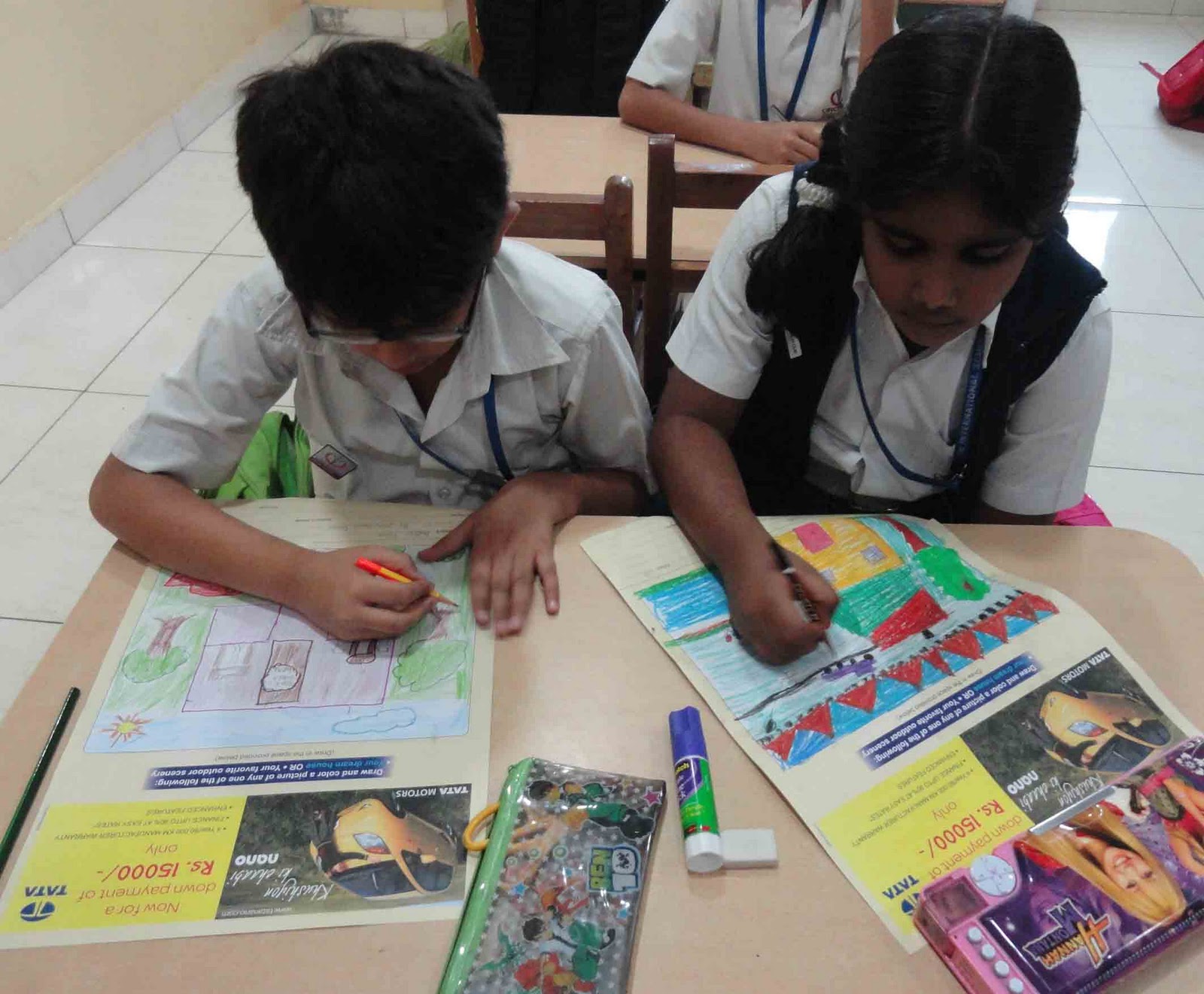 Class IV Orchids Tata motors Drawing Competition (2/12/11)