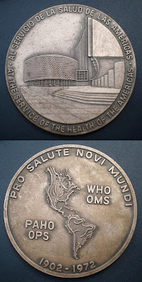Medalla 70 Años de la Organización Organización Panamericana de la Salud - OPS - PAHO