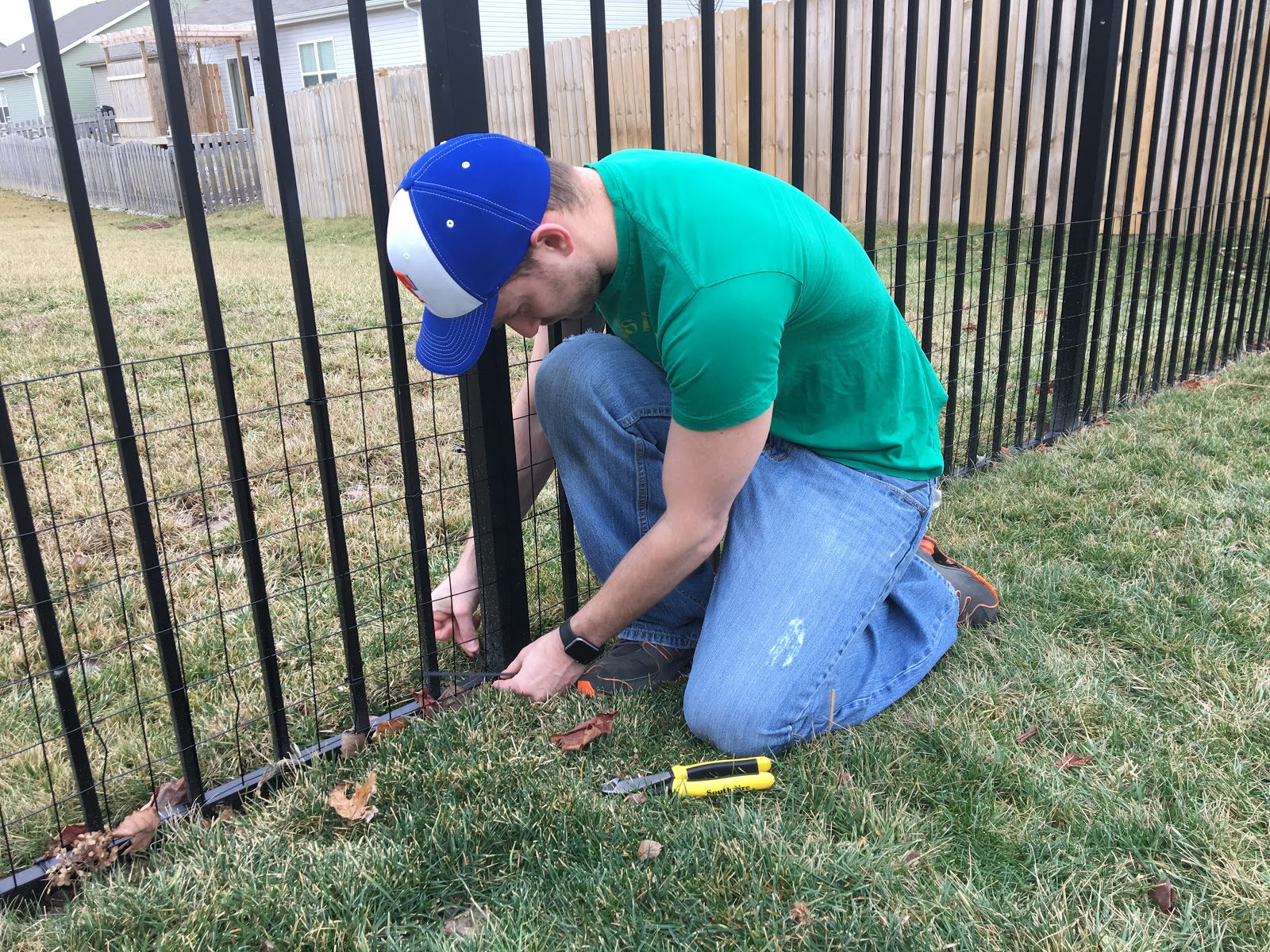 21 Inch Tall Rabbit Fence with Zip Ties [Backyard Neophyte Landscaping