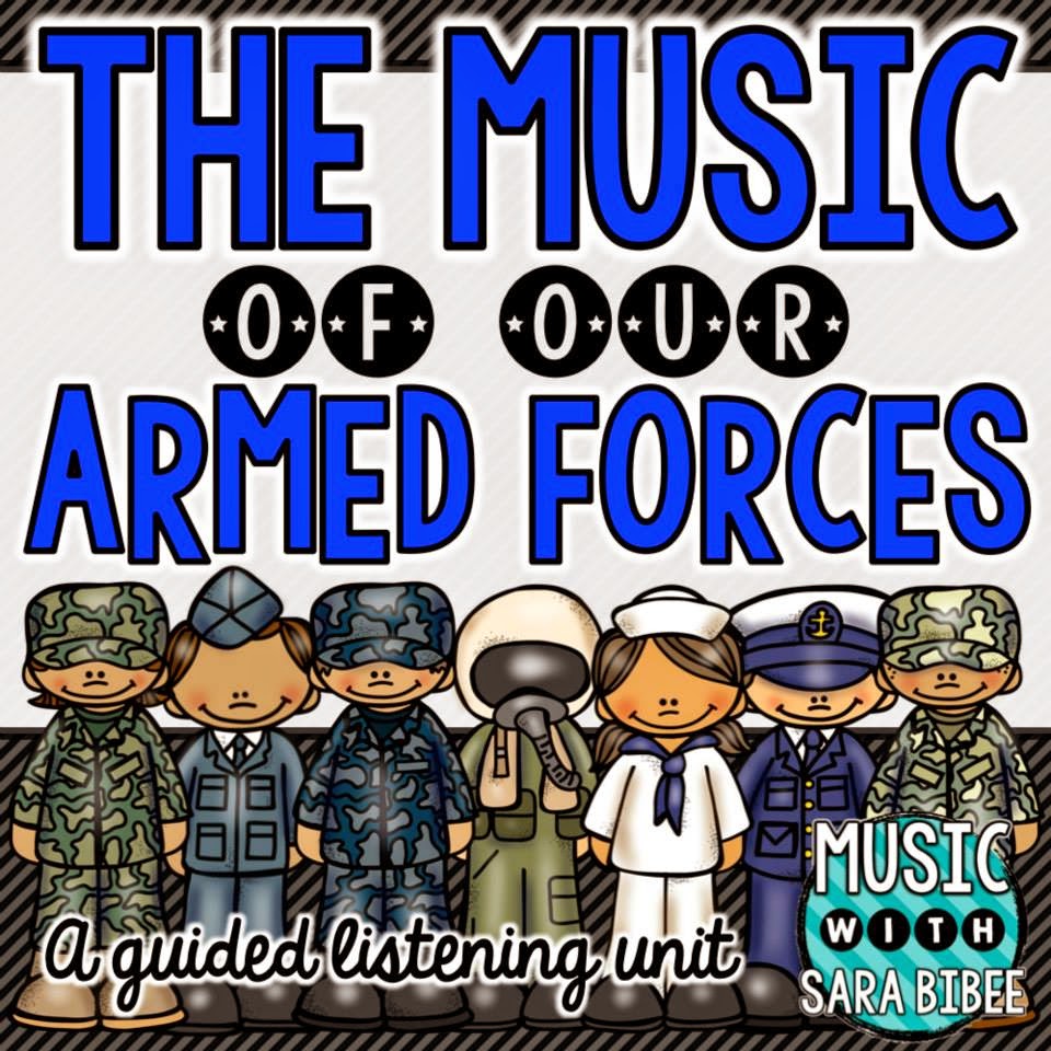 http://www.teacherspayteachers.com/Product/Our-Musical-Armed-Forces-A-Guided-Listening-Unit-1522430