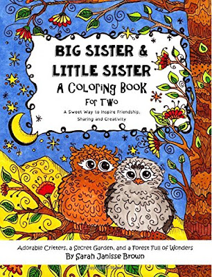Big Sister and Little Sister: A Coloring Book For Two, part of May Reading Roundup
