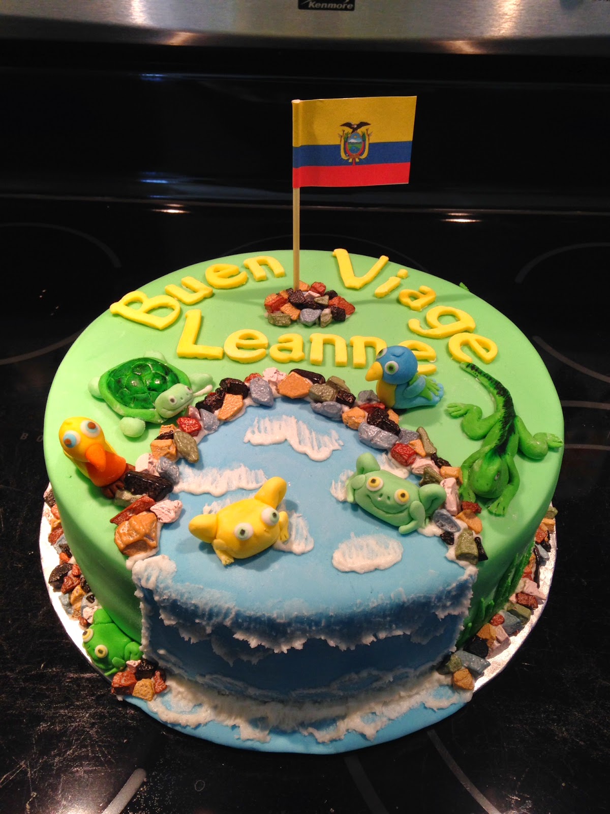 Cake for College Buen Viage Ecuador Cake Cake for College Buen Viage Ecuador Cake