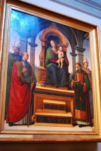 Vierge et quatre Saints, le Perugin
