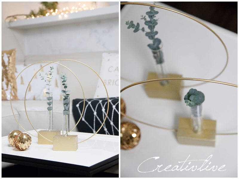 Portavelas diy circular para decorar tu hogar