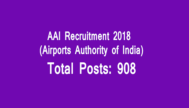AAI Recruitment 2018