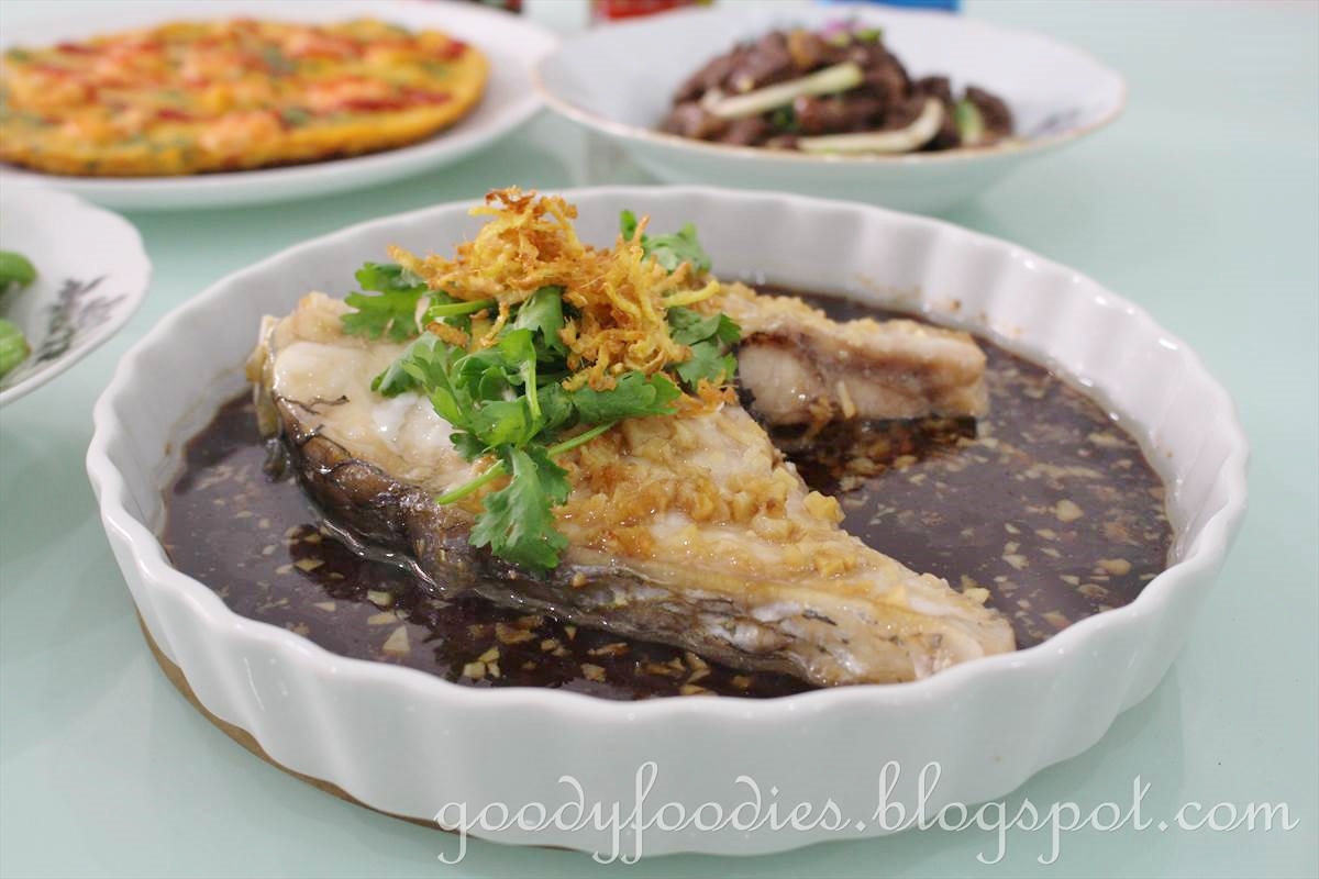 GoodyFoodies Recipe Steamed Threadfin Fish (Ma Yau) with Soy Sauce
