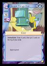 My Little Pony Scope Things Out Equestrian Odysseys CCG Card