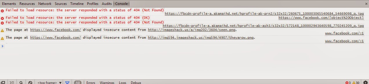 Failed to load resource. Failed to load resource