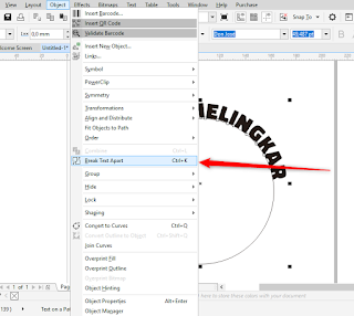 Cara Membuat Tulisan Melingkar di CorelDraw