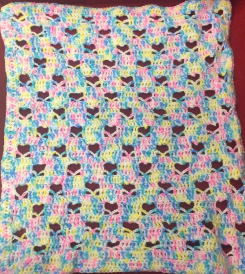 Heart Baby Blanket - Free Pattern 
