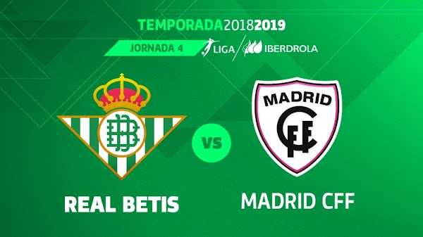 El Betis Féminas - Madrid CFF, el sábado 29 de Septiembre a las 12:00 horas