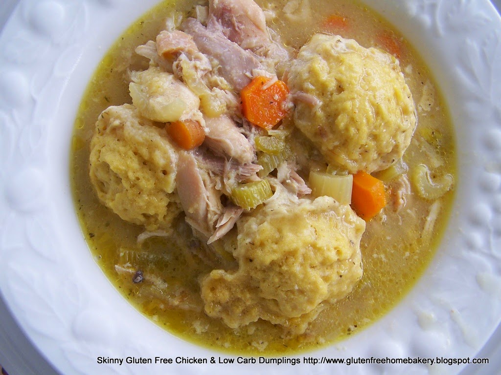How to make fluffy Low Carb and Gluten Free Chicken and Dumplings