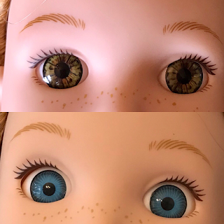 Doll Eyes Sea Green Sleep Fit American Girl Dolls Eye Swap Replace Repair Fix 