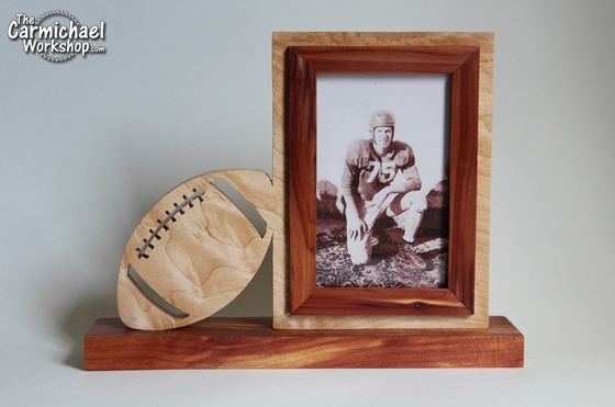 Football Picture Frame by The Carmichael Workshop