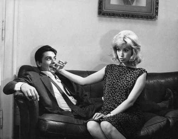 Monica%2BVitti%2Band%2BAlain%2BDelon%2Bon%2Bthe%2Bset%2Bof%2BL%2527eclisse%2B%2B%2Bby%2BMichelangelo