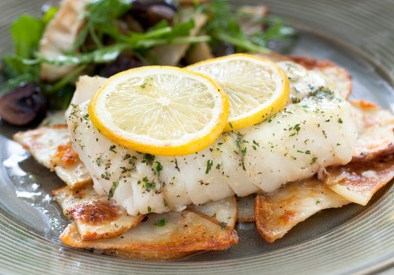 How to Make Lemon Herb Cod Fillets with Crispy Potatoes Recipe
