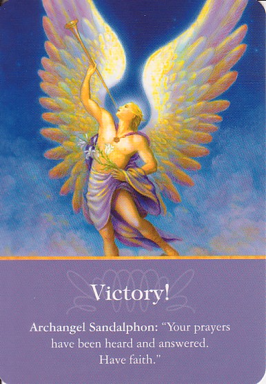 Got Angel? : Archangel Oracle Card for 12-29-12 - Victory
