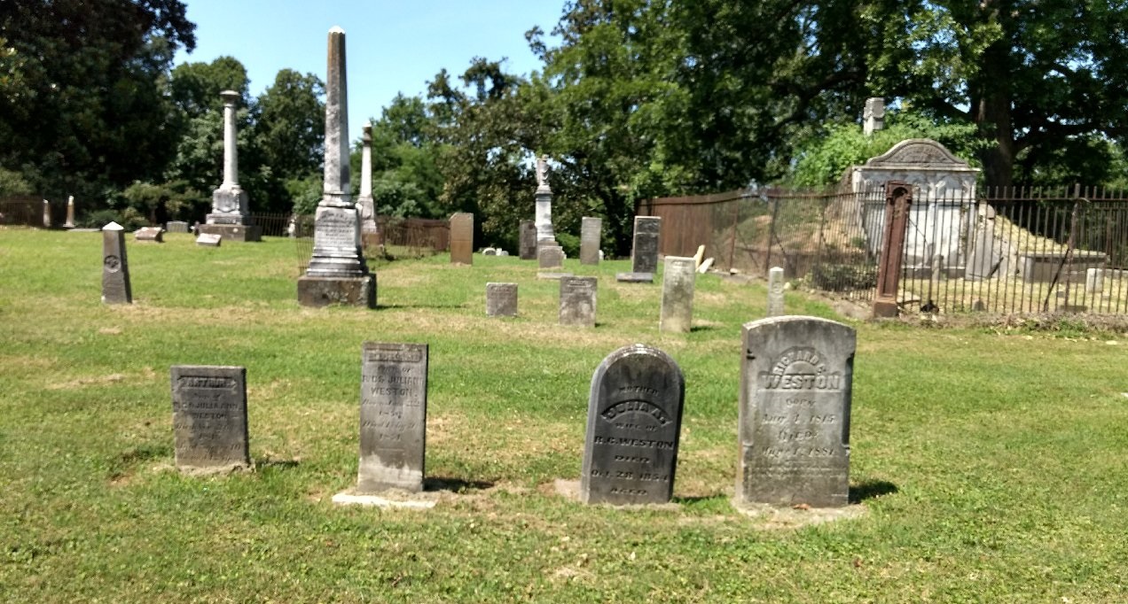 Western Kentucky Genealogy Blog The Weston Family Smithland Cemetery