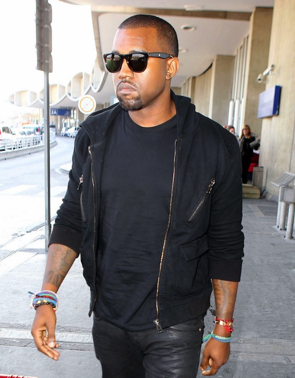 The Gallery: Kanye West Wearing Balenciaga Hoodie