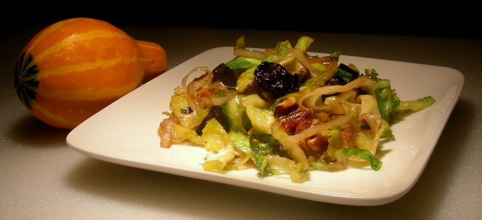 Frugal French Friday Warm Brussels Sprout and Leek Salad with Roasted