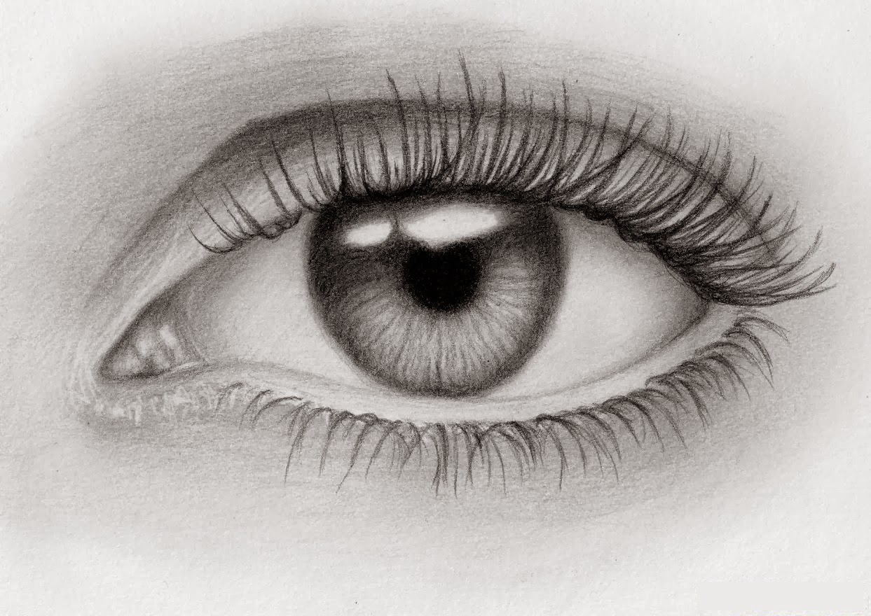 How To Sketch An Eye Cara Menggambarsketching Mata Realistis Dengan
