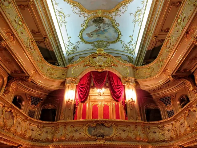 Theatre inside Yusupov Palace in St. Petersburg, Russia