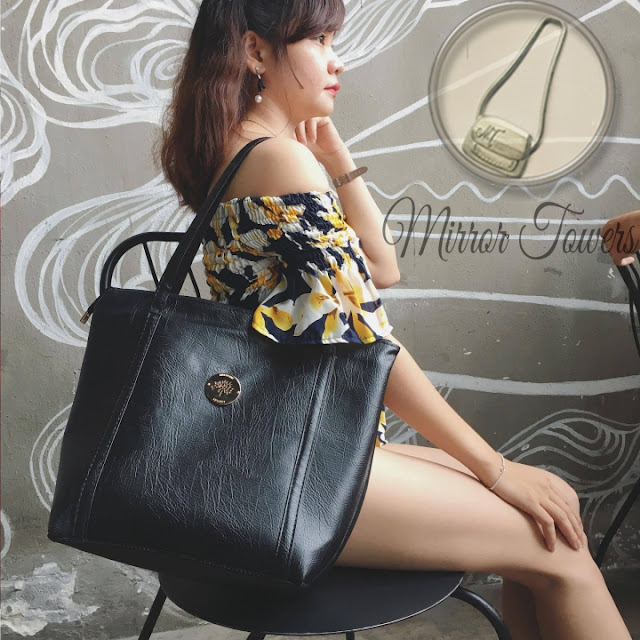 Túi xách nữ Mirror Towers đẹp thời trang, chất da cực tốt, dạo phố, dự tiệc, la cà quán xá có rất nh - 2
