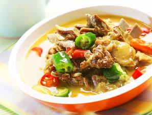 CARA MEMBUAT SAYUR ASEM IGA SAPI KHAS MASAKAN JAWA | Resep ...