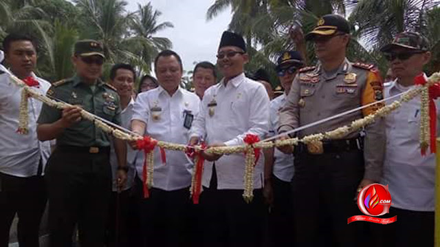 Jembatan Merah Tanggamus Impian Warga Wonosobo